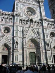 Façade de la cathédrale Ste Marie de la Fleur, Florence