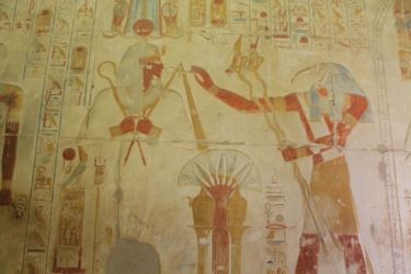 Abydos, Thot purifie Ramsès II