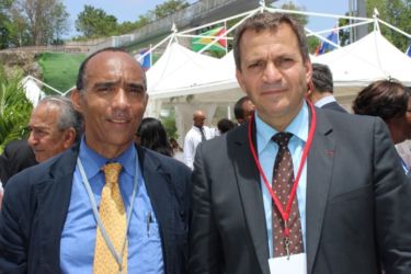 Avec Patrick Karam, président du Conseil représentatif des Français d'Outre-mer