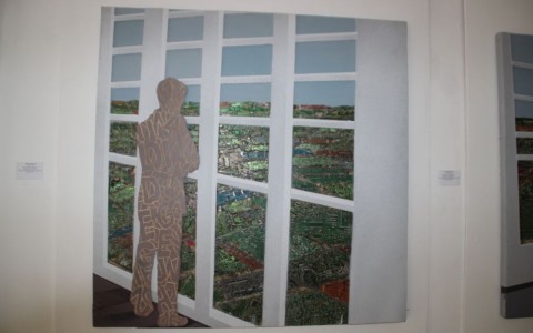 Homme à la fenêtre-2 (Pascal Konan)
