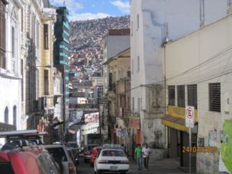 La Paz, cernée de montagnes