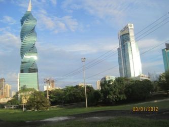 La tour hélicoïdale de Panama City