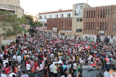 Manifestation de soutien au régime