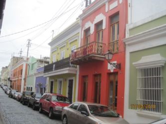Rue colorée de San Juan