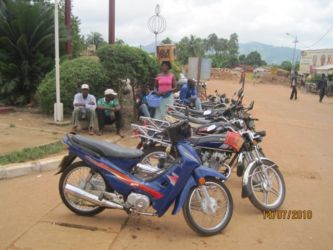 Taxis motos à Kpalimé