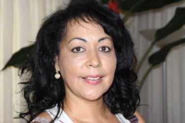 Chabela Rosell Lam, chanteuse cubaine résidant en Guadeloupe.