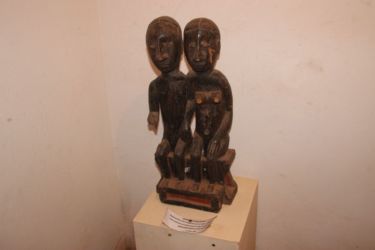 Statuette couple Akan, Côte d'Ivoire
