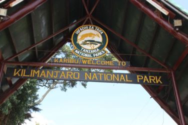 2-Entrée du Parc de Kilimandjaro