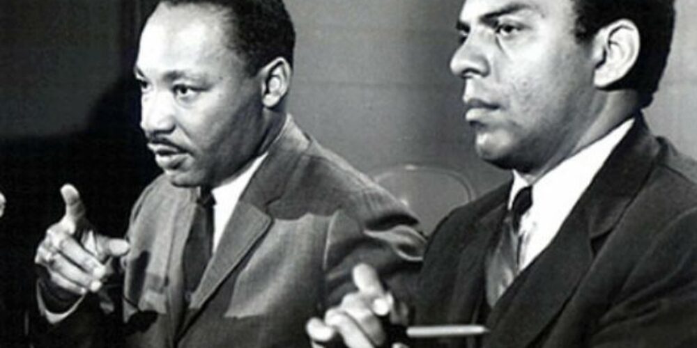 Abidjan recoit Andrew Young, compagnon de Martin Luther King